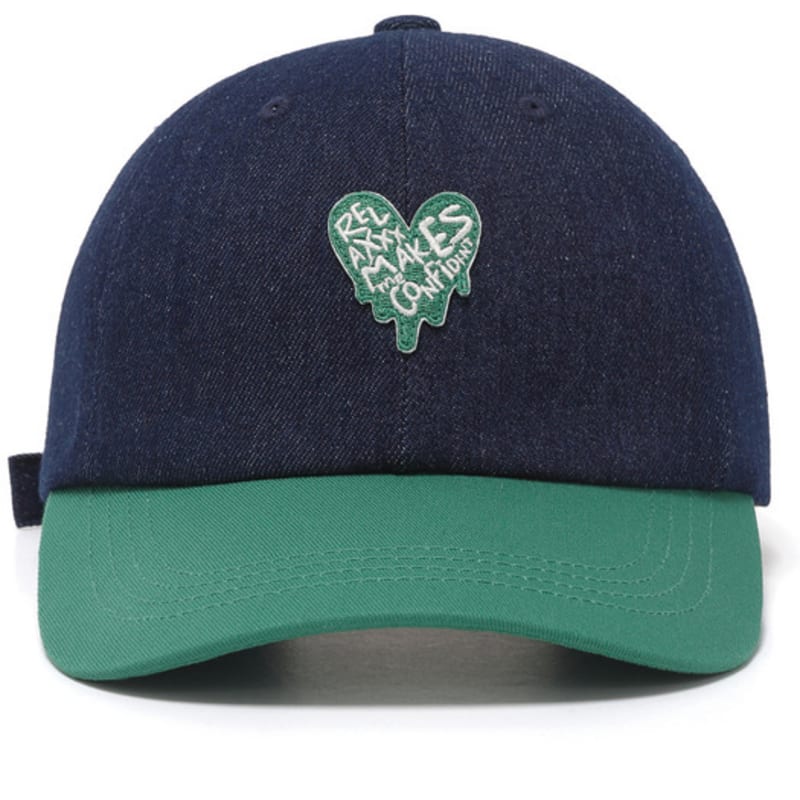 

RXMC Melting Heart Two tone Ball Cap_BLUE/GREEN FREE
