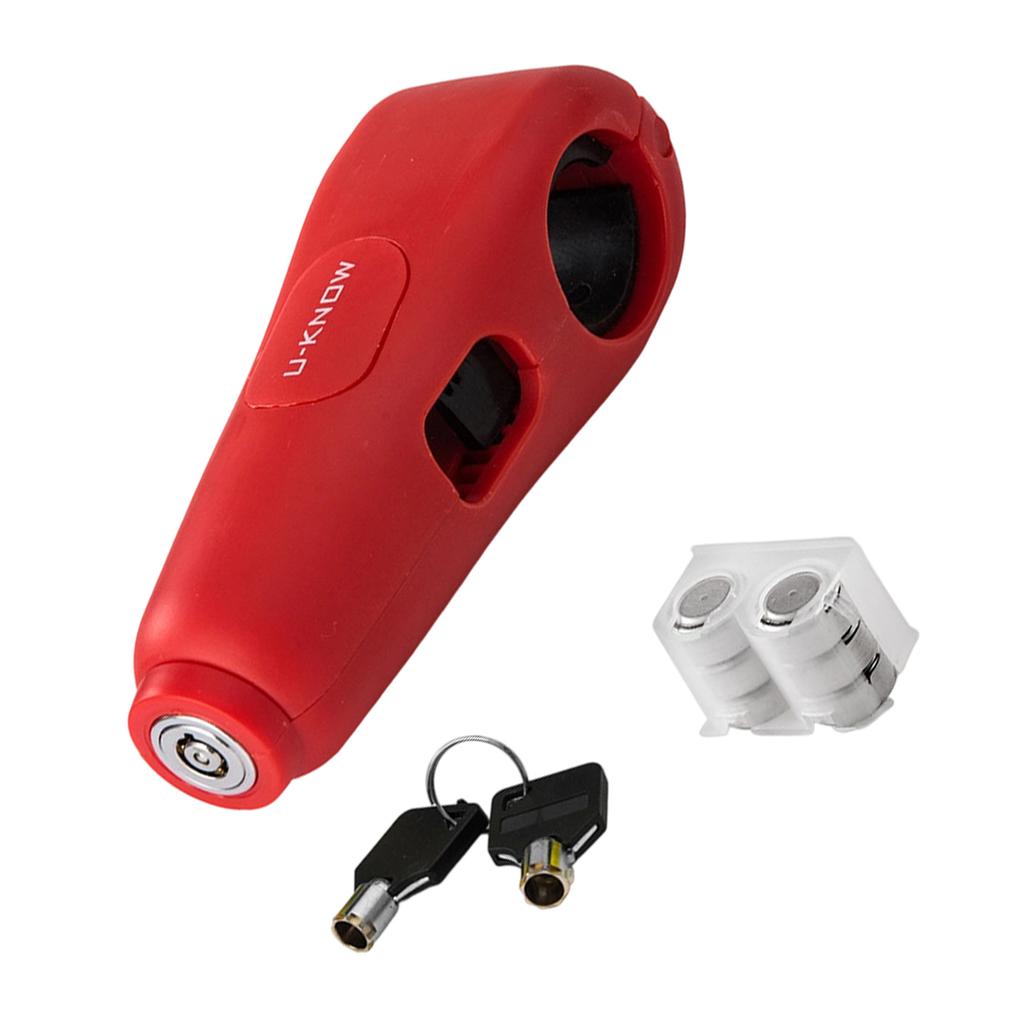 Motorcycles Lock Anti Theft for Motorbike Mopeds Scooters ATVs Dirt Bike Use on Grips Brake Handlebar