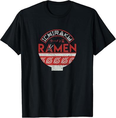 Shippuden Ichiraku Ramen Bowl Logo Anime T-Shirt Unisex T-Shirt