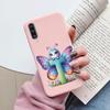 Colorful Letter Love Flower Butterfly Phone Case For Samsung Galaxy A50 A50S A06 A10 A11 A07 Girls Shell Shockproof Bumper Cover