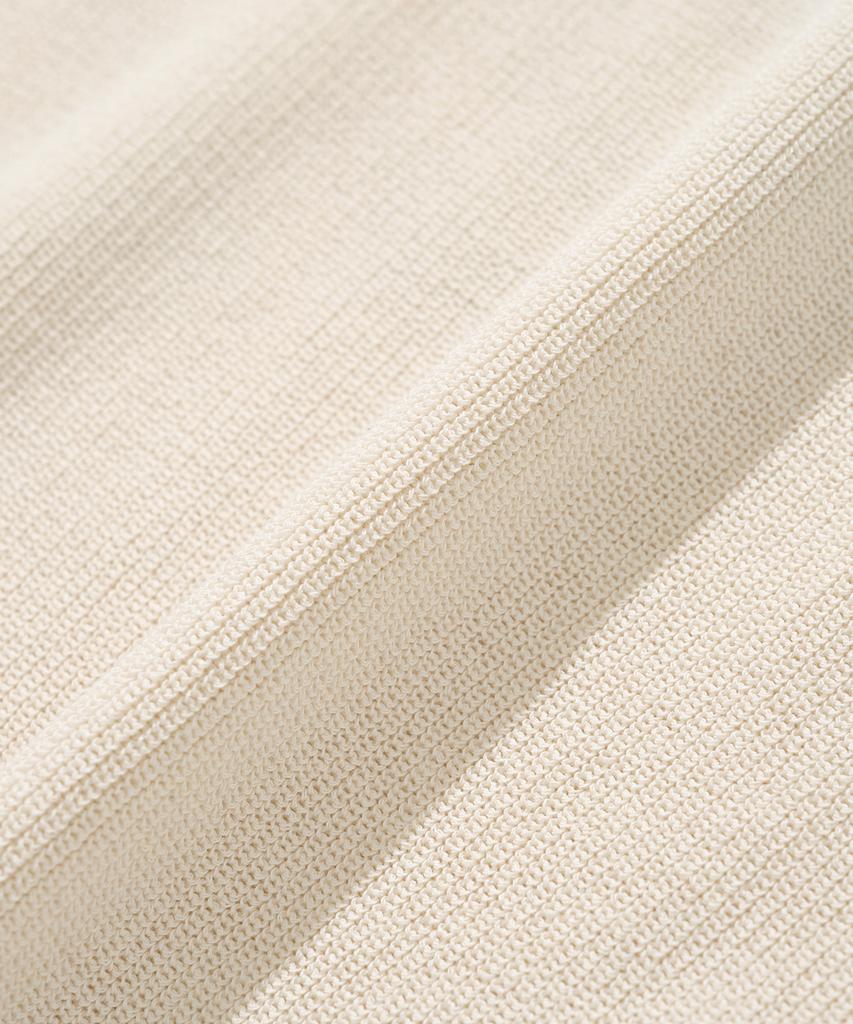 KNITTED Coolever Clover Round Knit Ivory