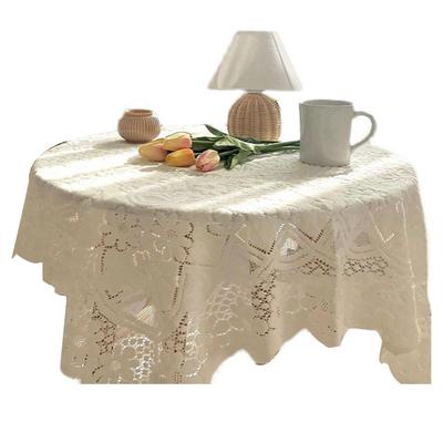 Tablecloth Vintage Simple Romantic Soft Exquisite Craftsmanship Lace Table Cover for Tea Table