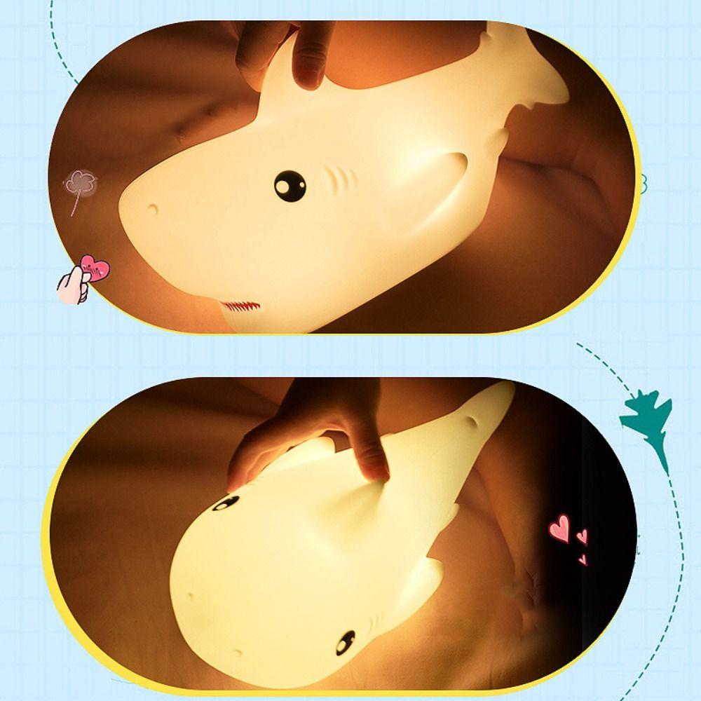 Lovely Bedside Light Silicone Atmosphere Light Home Decoration Night Light  Gift