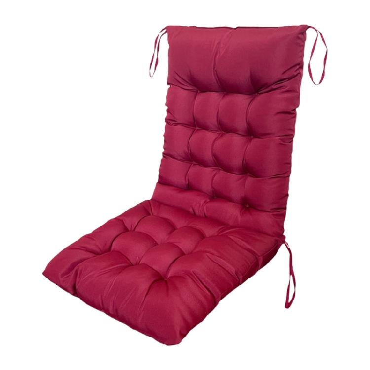 High Back Chair Cushions Waterproofs Soft Pad for Indoor Outdoor Lounger and Recliners