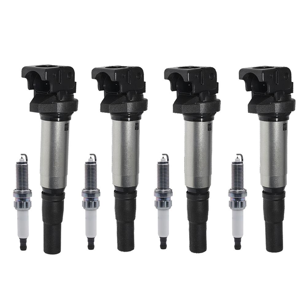 4PCS Ignition Coil For BMW 1 F20 F21 3 F30 PEUGEOT 2008 CITROEN C4 2011-2015 12137575010 12137550012 Accessories