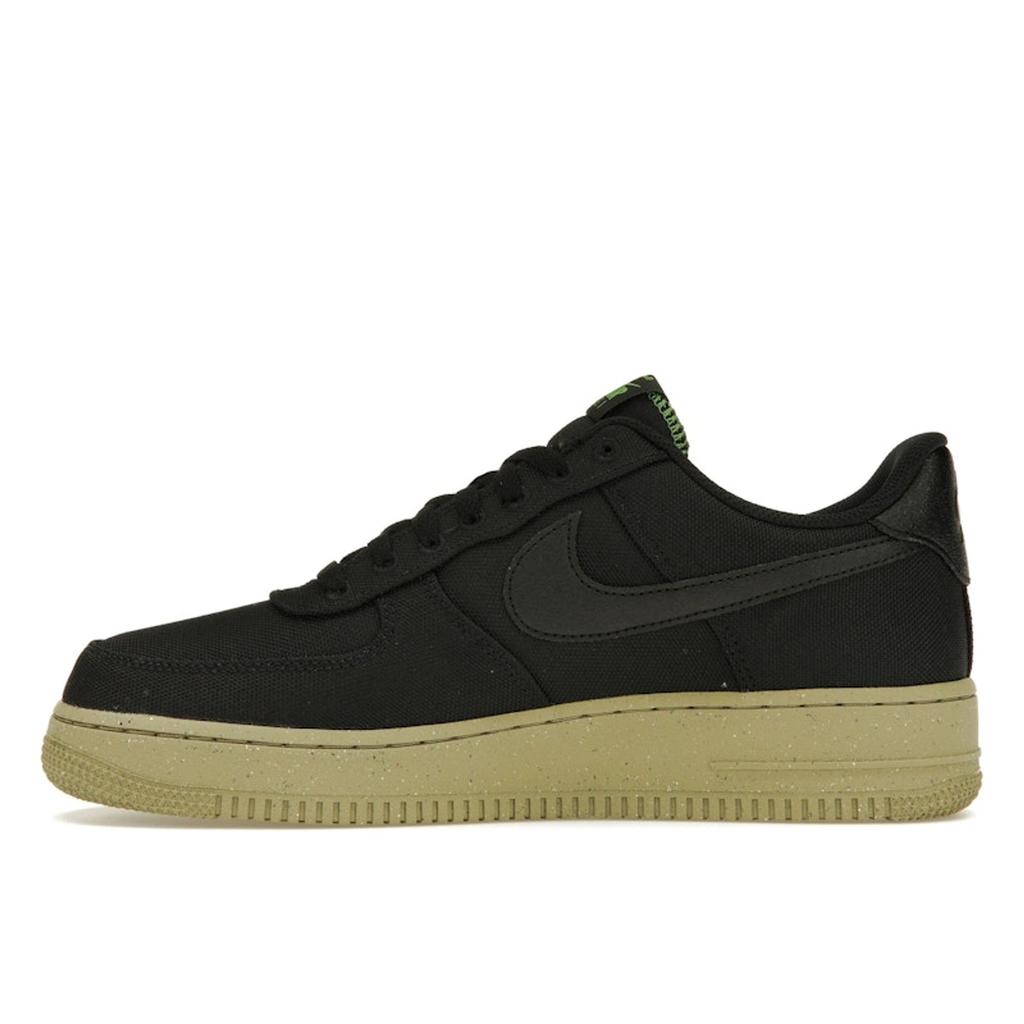 Nike Air Force 1 Low Sustainable Canvas Pack - Black Olive Men Sneakers Neutral-Olive Chlorophyll Earth FJ4160-001