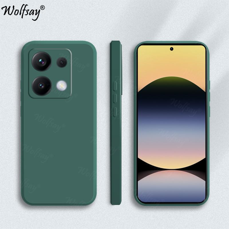 Candy Case For Xiaomi Redmi Note 14S Case Anti-knock Original Liquid Silicone Back Cover Redmi Note 14S Case For Redmi Note 14S