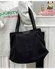 Casual Large Capacity Women's Canvas Tote Bag - Versatile, Fashionable Shoulder Bag for College Students In Autumn
