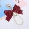 Bowknot Keychain for Women Sweet Charm Backpack Key Ring Handmade Jewelry Ornament Bags Pendants Gifts
