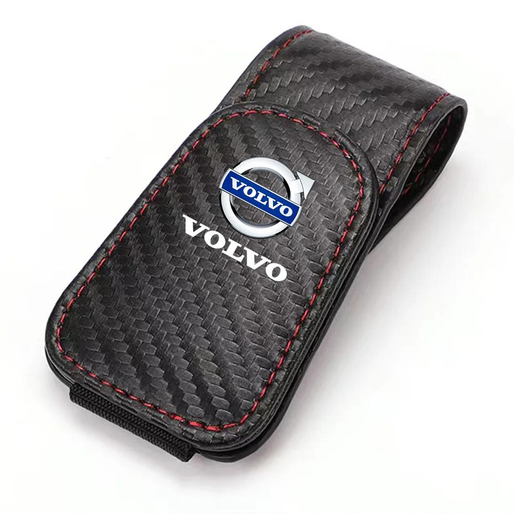 

Car sun visor glasses clip suede magnetic multifunctional bracket suitable for Volvo C30 S80 XC90 S60 XC60 S80L S40 Accessories for volvo