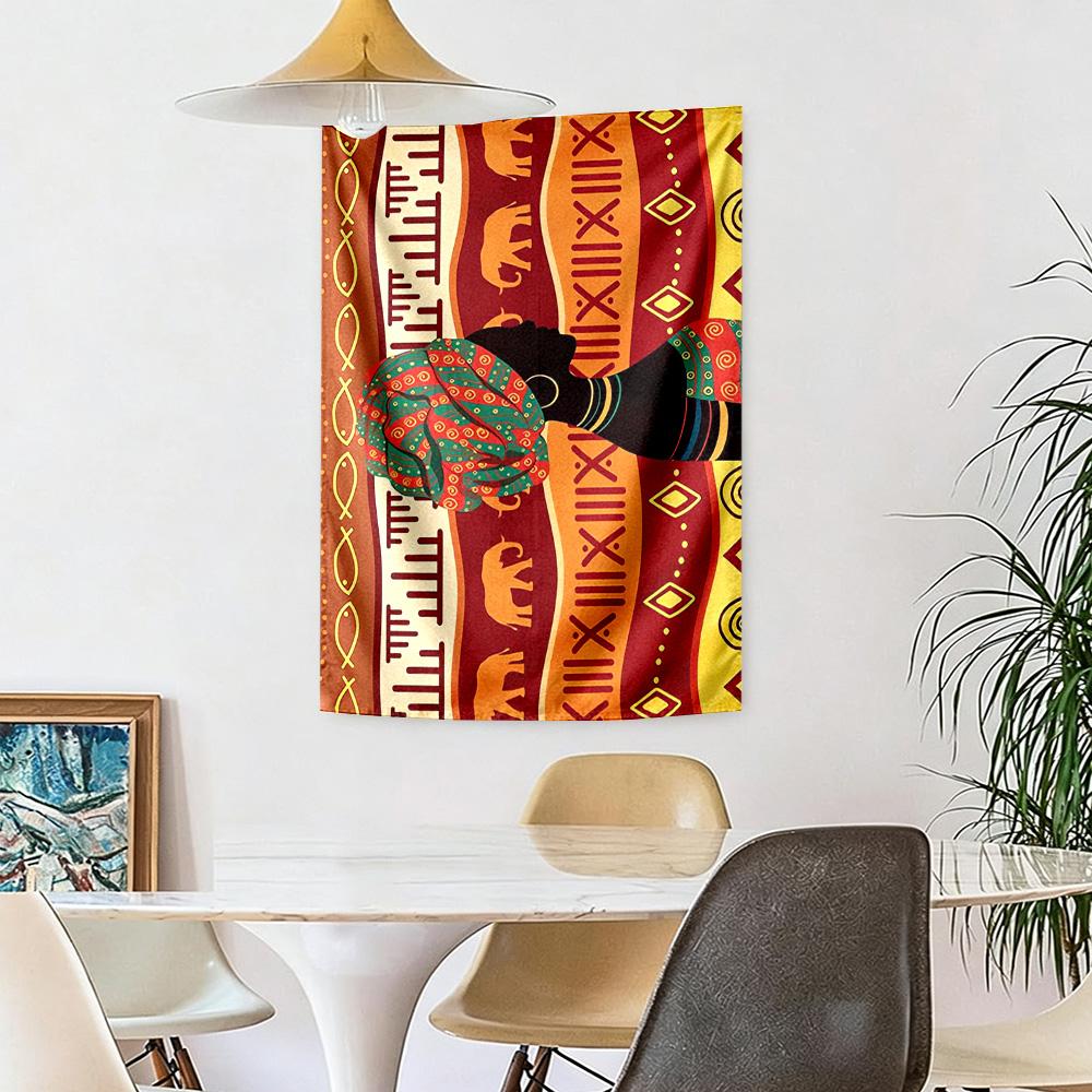 African Style Wall Decor Tapestry Art For Pet Memorial Birthdaywedding Party Backdrop Family Gift