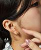 Helene Jewelry 14K Ivan Cut One-Touch Gold Earrings