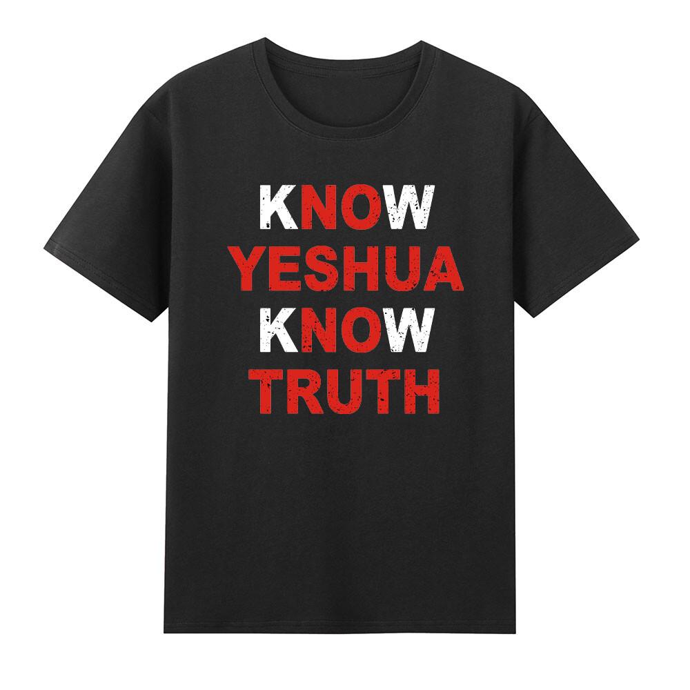 No Yeshua No Truth Hebrew Jesus Yeshua Christian Faith Tshirt S