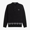 [Sharp] Laurel Wreath Trim Knit Shirt (102) Afpm2336535-102
