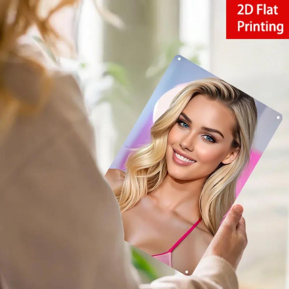 GOTOP Tinplate Metal Wall Art 8x12 Inch Vintage Retro Decor for Cafe Bar Home