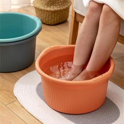 Plastic Footbath Massage Bucket Soaking Bucket Portable Basin Spa Foot Bath Bucket Household Sauna Bathtub Pedicure Bath Bathtub