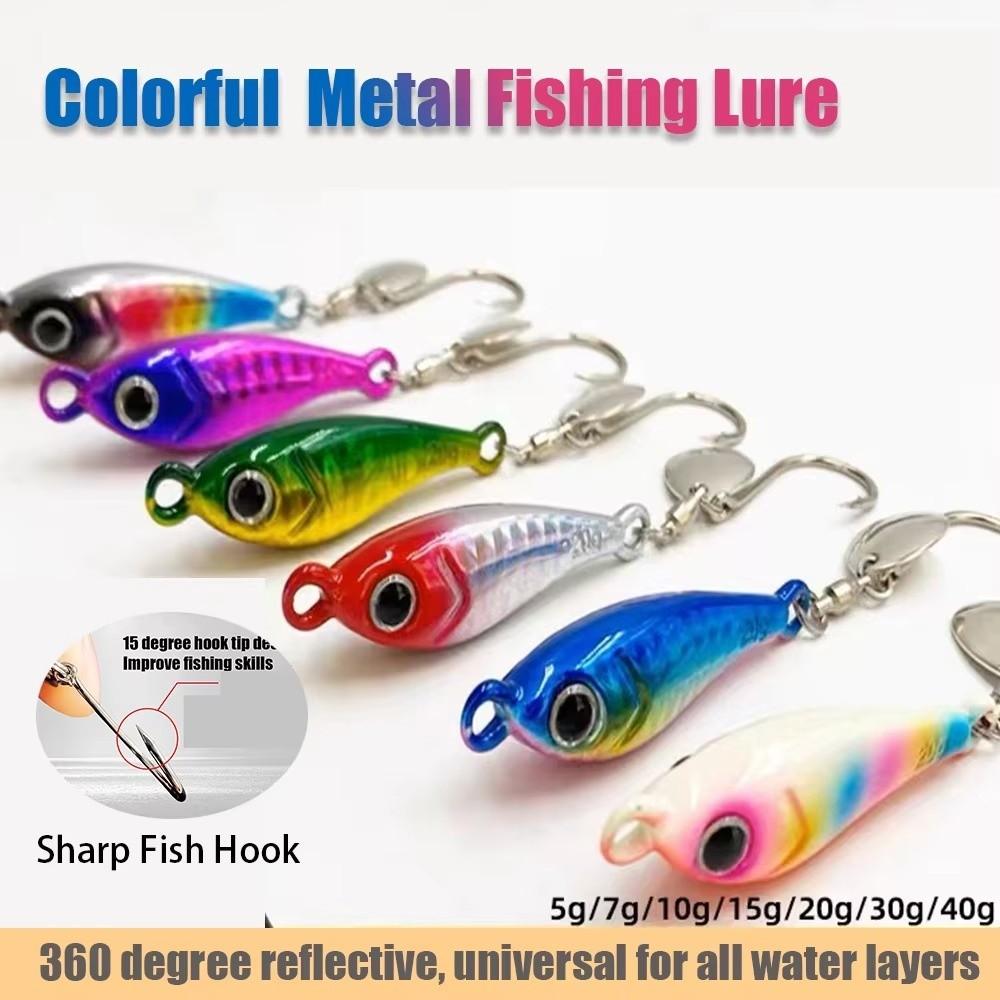 2pcs Jigging Fishing Lure fishing Hook Spinnerbait Cast Shore Cast Lure  Pike Fishing