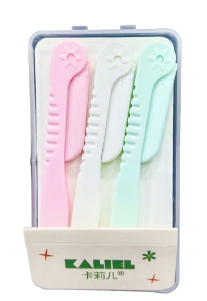 Foldable Pretty Face Razor For Women | For Pain-Free Facial Hair Removal (3 Pcs)