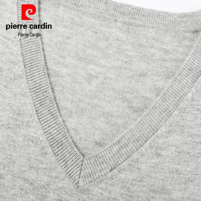Pierre Cardin Men's 100% Pure Wool V-Neck Sleeveless Sweater Vest