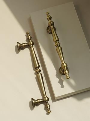 Dooroom Bronze Massiv Antik Messing Schrankgriffe Kleiderschrankgriff Schranktürknauf Küchenzubehör Retro Möbelbeschläge