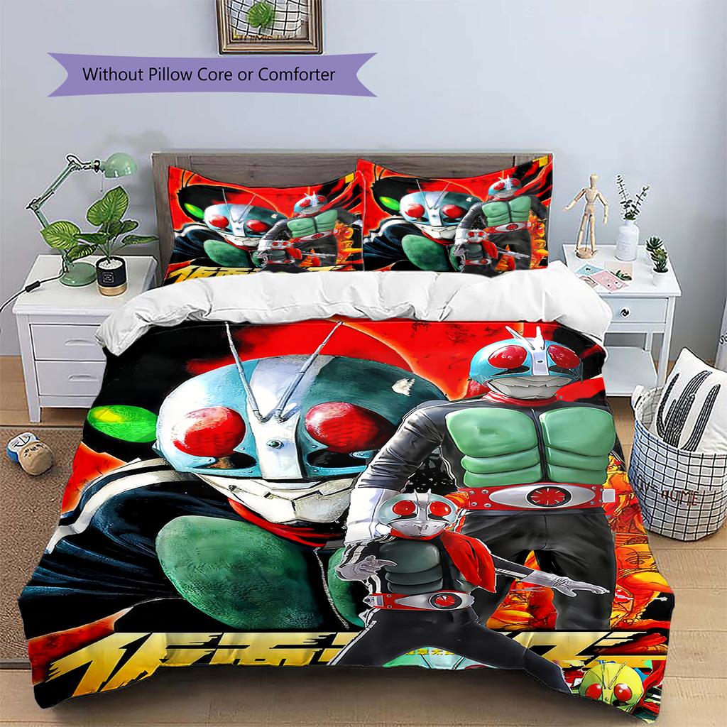 Battle Scene Art Bedding Set, Dynamic Hero Print Bedroom Decor, Fashionable Household Gift.chl