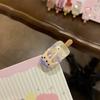 5Pcs Girl Hairpins Clear Gradient Color Simulated Popsicle Shape Transparent Hair Clips Anti-Slip Design Mini Lightweight Hair Pins