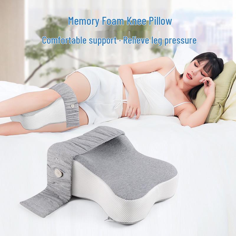 Memory Foam Leg and Knee Support Pillow for Bedridden Patients and Pregnant Women