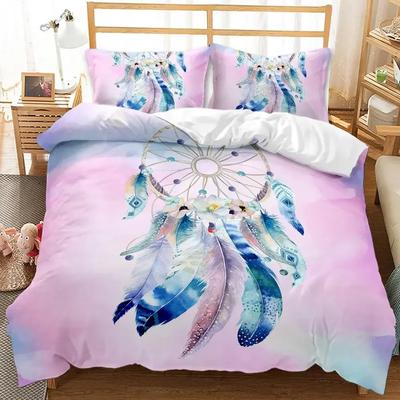 Traumfänger Feder Böhmische Mandala Bettwäsche Set Einzelbett Twin Doppelbett Queen King Cal King Größe Bettwäsche Set