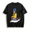 Vintage Biker Skull Graphic Casual Print Top For Men Women Pure Cotton T-shirt