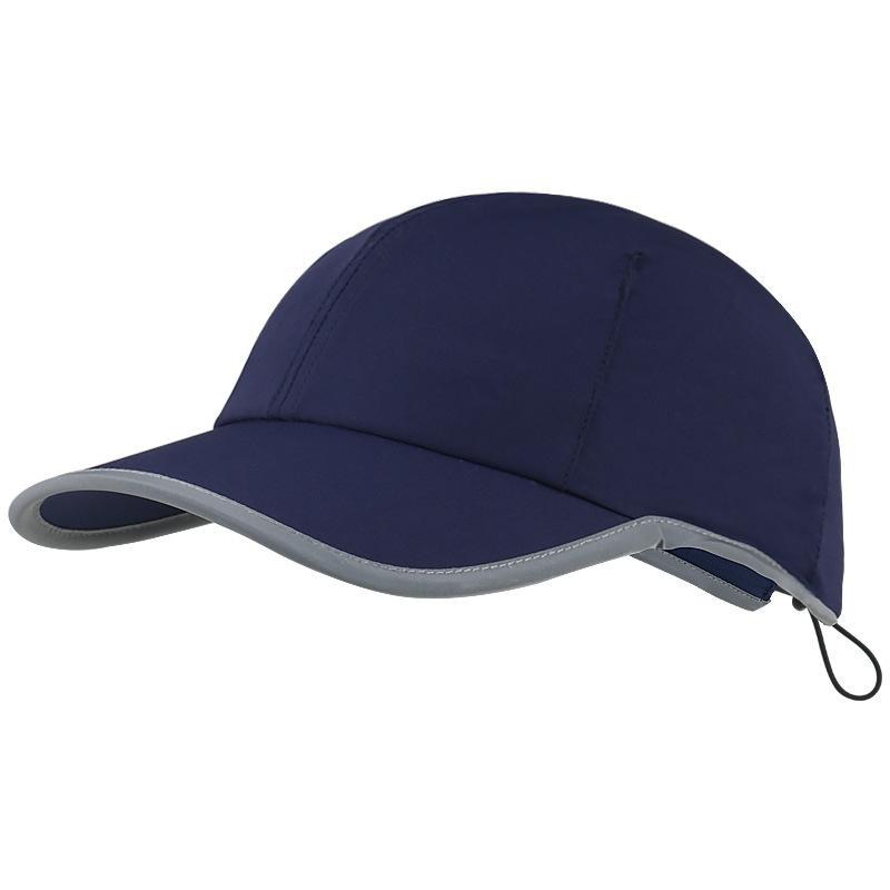 Spring and summer outdoor sports quick-drying baseball cap men's night running reflective ice breathable sun protection cap