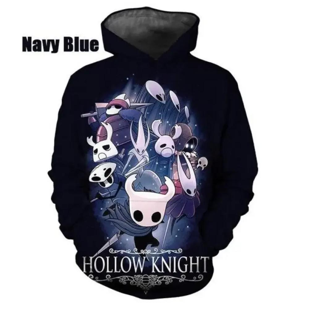 Hollow Knight Hoodie For Men Women Fashion 3D Casual Pullovers Sweatshirts Streetwear Long Sleeve Plus Size Mens Hoodies