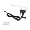 DAB Digital Car Radio Aerial Antenna Glass Mount SMA Male Plug