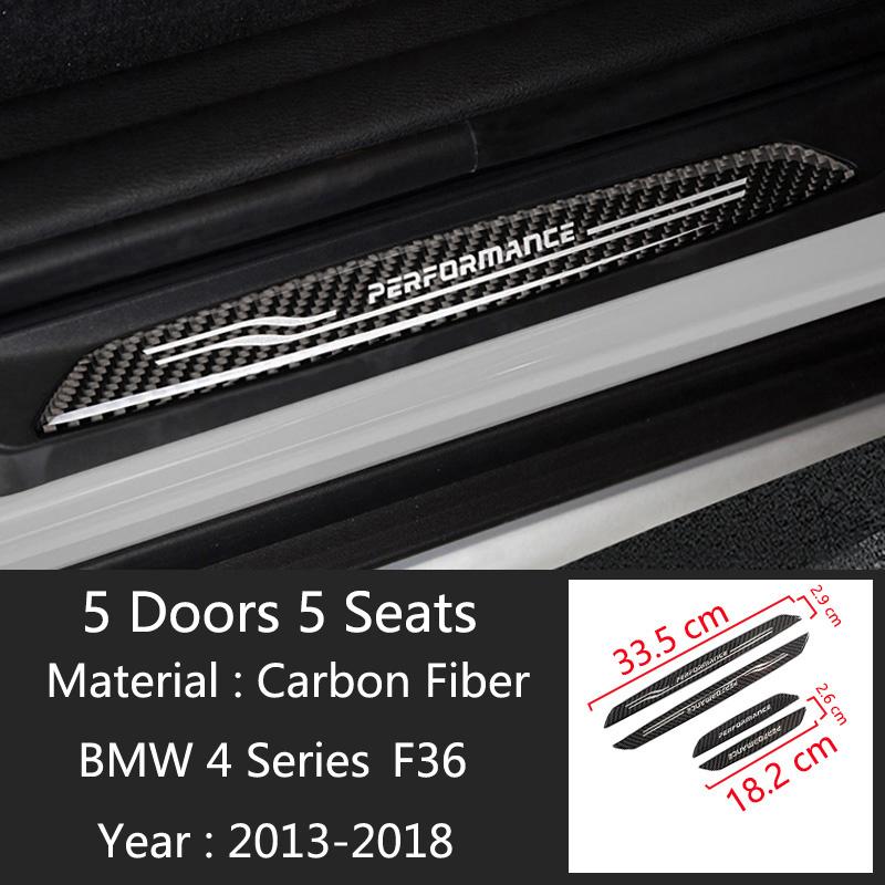 Accessories For BMW 1 3 4 5 Series F10 F20 F30 F34 X1 X3 X5 X6 Welcome pedal Door Sill Scuff Plate Guards Protector Cover strips