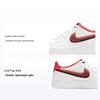 Air Force 1 LV8 GS Swoosh כפול - קרימזון בהיר נעלי סניקרס לילדים לבן שחור CW1574-101
