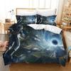 Astronaut Duvet Cover Set Galaxy Outer Space Bedding Set 3D Boys Cosmonaut Spaceman Comforter Cover Universe Planet Quilt Cover