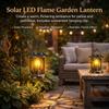 Solar Powered Flames Light Outdoor Garden Decor LED Waterproof Design For Yard Pathway