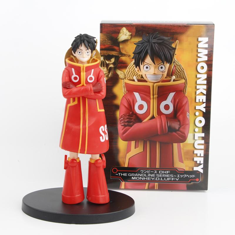 Levné Vtipálci One Piece Luffy Zoro Nami Sanji Franky Chopper Bonney Figurky PVC Model Hračky 16-18cm