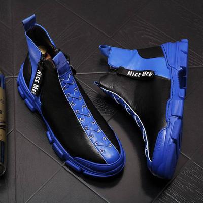 Nuove Scarpe da Ginnastica Alte da Uomo Designer con Zip Scarpe Basse Casual Stivali con Plateau Stivaletti Scarpe da Skateboard Zapatos Hombre b2