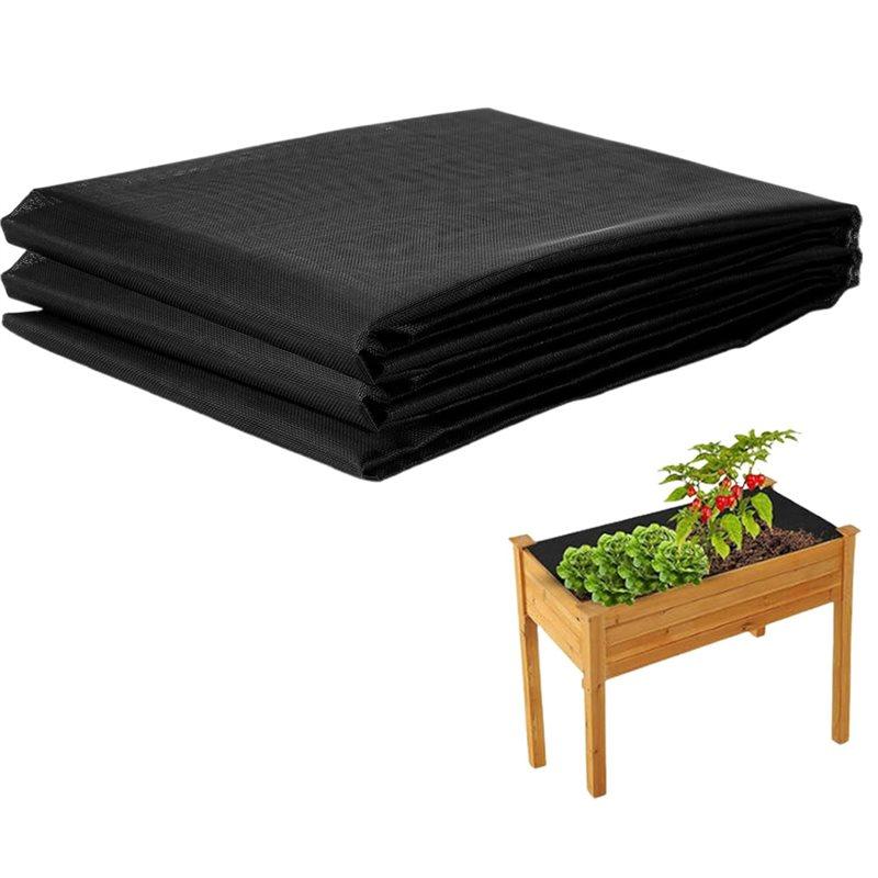 Fresh Keeps Soil Contained And Water Drained, 2Pcs 63 X 83 Inch Non Woven Fabric For Veg Trough Liner, Raised Garden Bed Liner