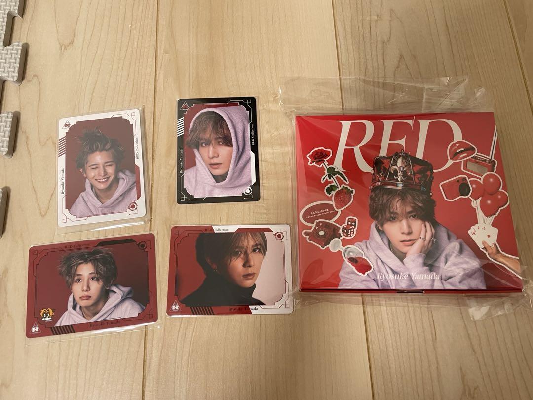 

[USED] No missing bonuses. Ryosuke Yamada. Famikura Store Limited Deep RED Edition. Biju Guard.