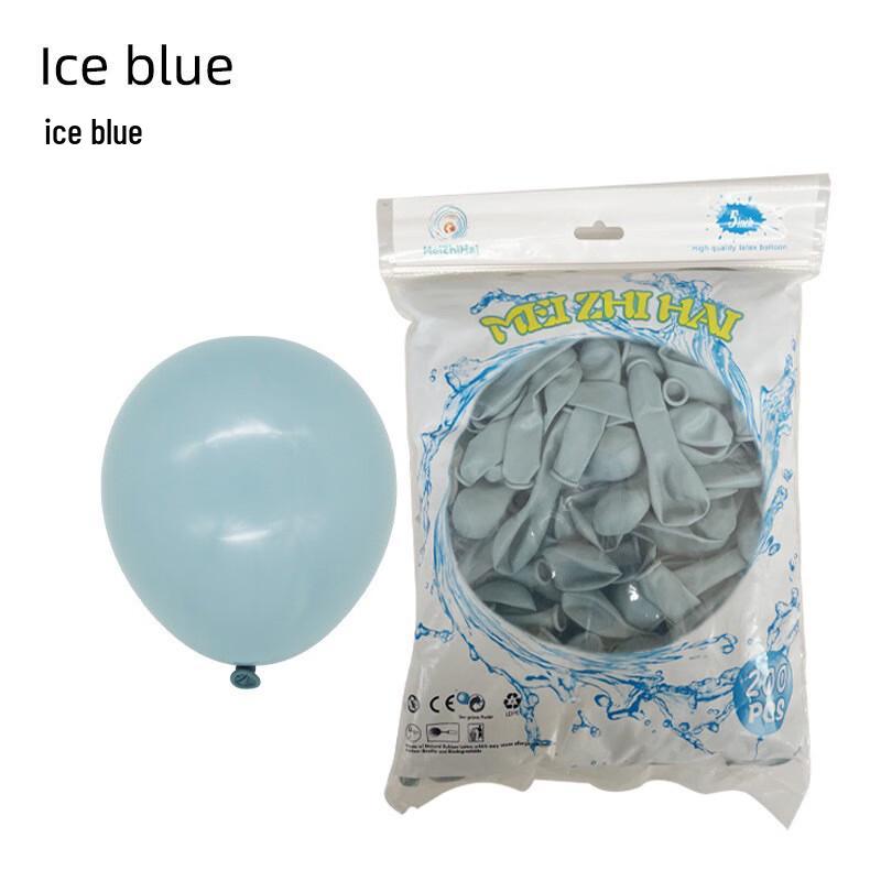 Mei Zhi Hai Thickened Ice Blue Balloons