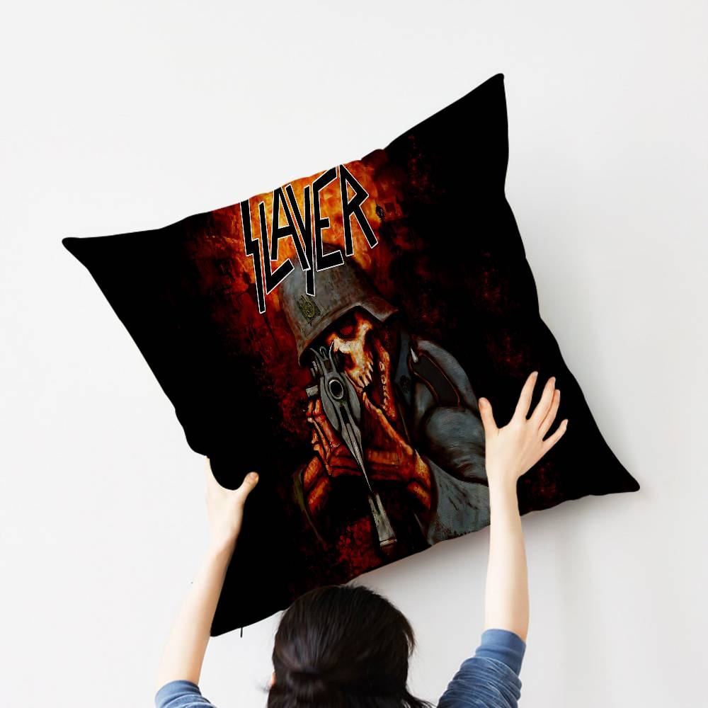 Band S-Slayer K-Kerry King 45*45cm Cushion Cover Pillow Cover Decor Pillowcase Home Pillowcase for Couch Pillow
