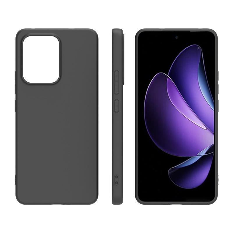Applicable to OPPO Realme C71 black matte mobile phone case Realme C83 anti-fingerprint TPU leather case material case