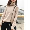 Sexy Turtleneck Womens Sweaters Casual Pullovers Solid Long Sleeve Korean Top Knit Sweater Women Winter Plus Size