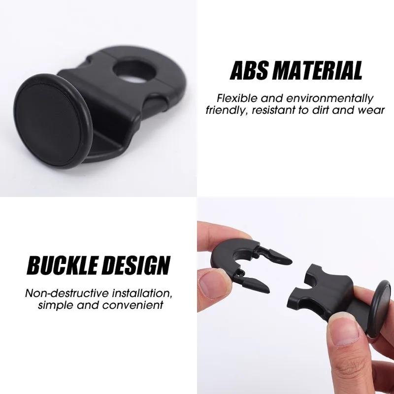Car Fastener Hanging Hook Headrest Clip Hooks For Bags Clothes Coats Auto Storage Holder Hanging Bag Organizer