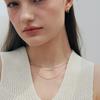 VERTE 925 Silver Mini Rizi Necklace   un.Silver.101
