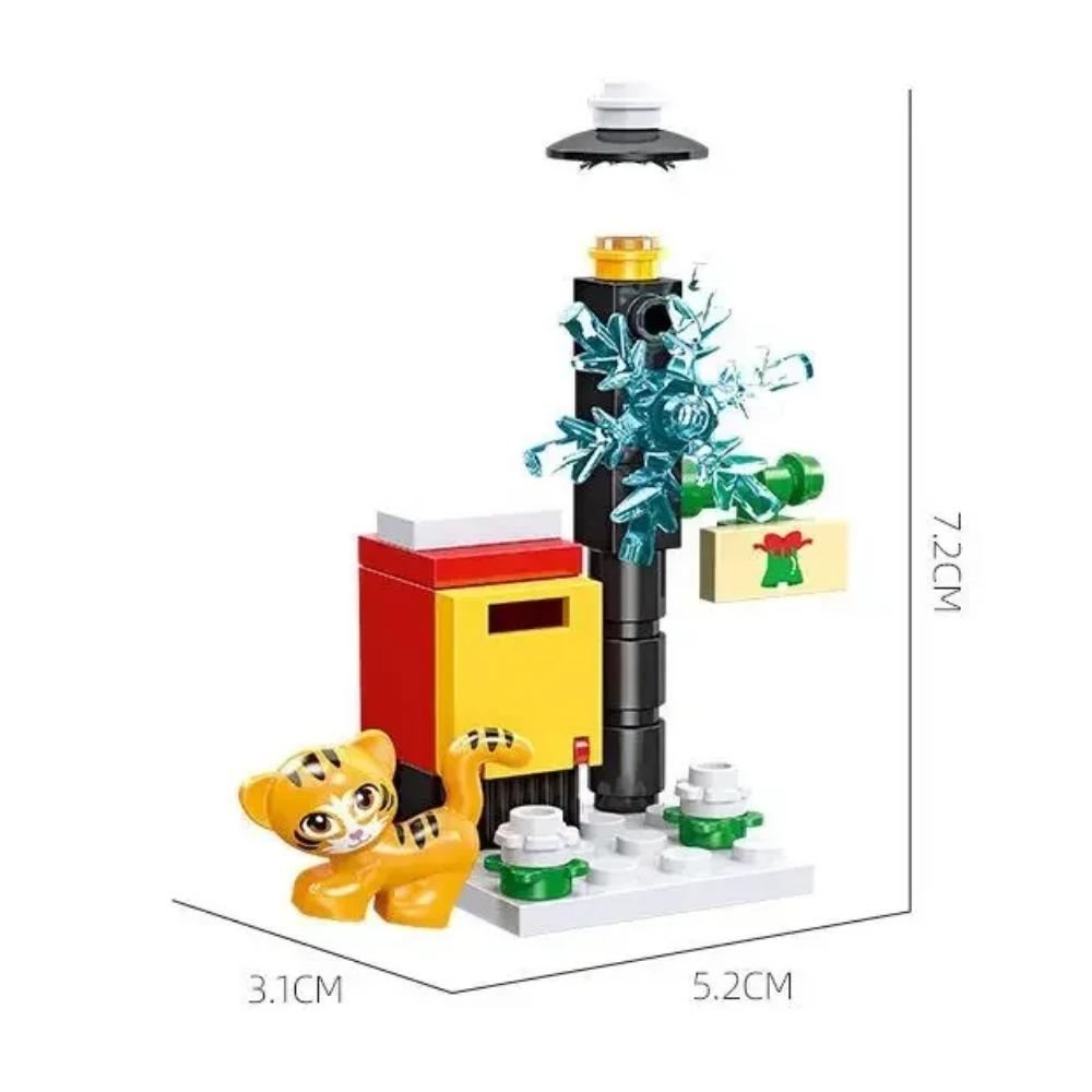 Weihnachts-Actionfiguren Bausteine Spielzeug Weihnachtsmann Rentier Bausteine Spielzeug Geschenk