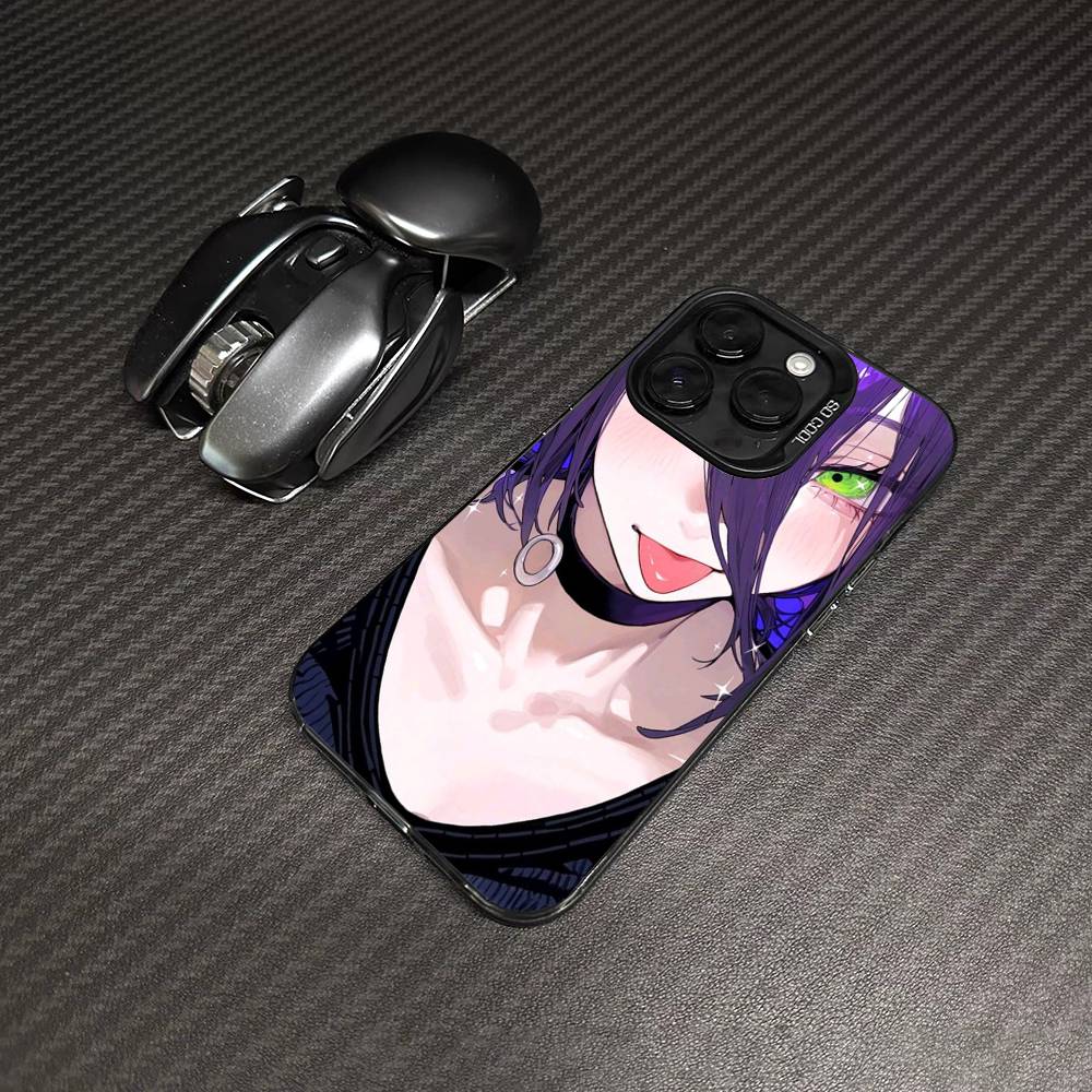 Chainsaw Man The Movie Reze Arc Phone Case Color Silver Shell For lPhone 17 16 16e 15 14 13 12 11 Pro Max Plus
