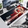 Custom Name Text Mouse Pad Cristiano Ronaldo Personalized Desk Pad For Work And Gaming
