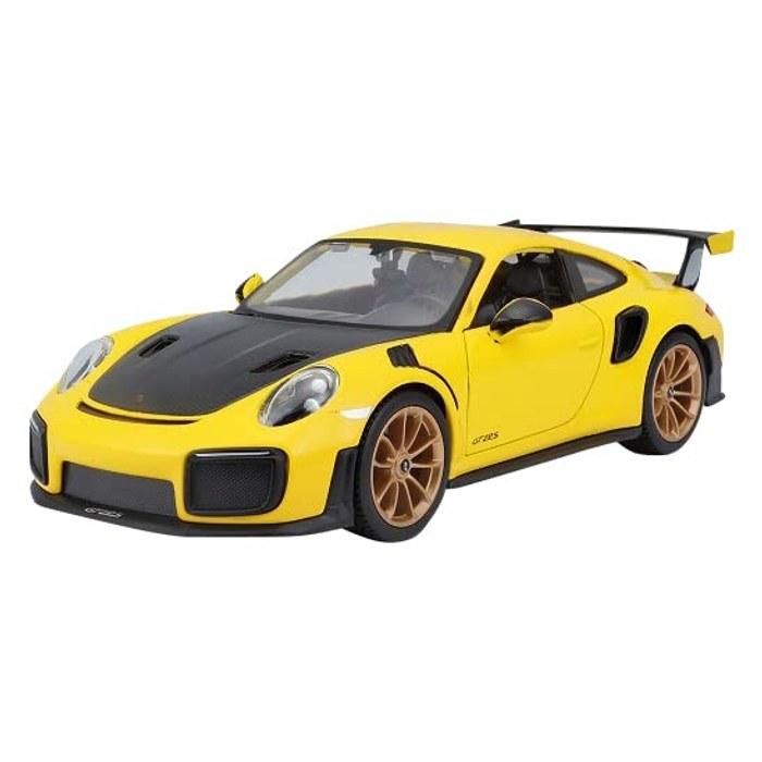 Kyosho Maisto 1/24 Porsche 911 GT2 RS 2018 (Yellow/Black)
